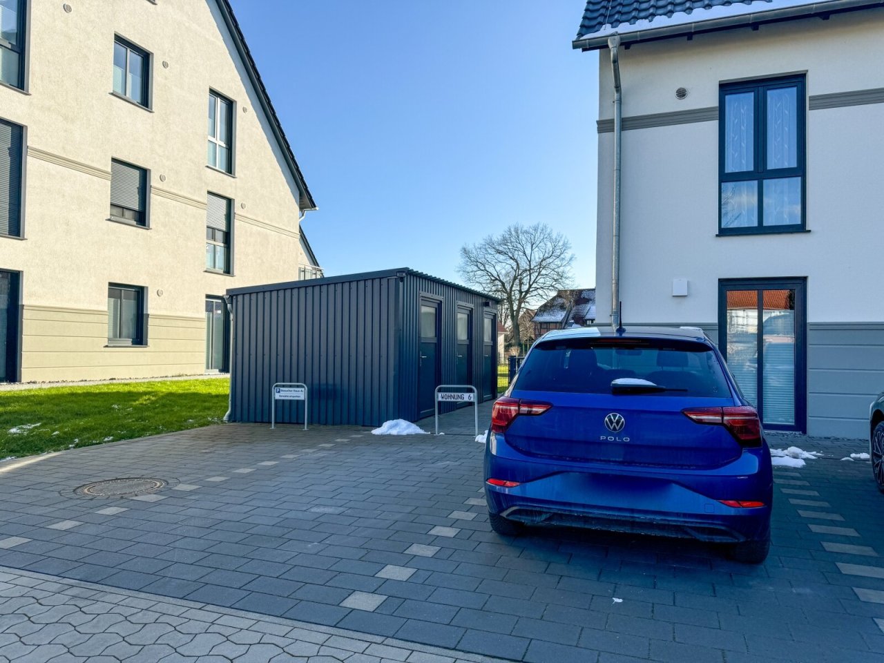 Stellplatz und Geräteraum Stellplatz und Geräteraum